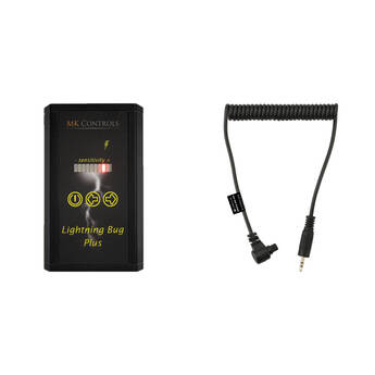 MK Controls Lightning Bug Plus & Vello Cable Kit for Canon 3-Pin Cameras