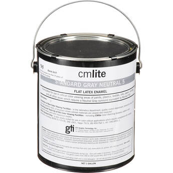 GTI Standard Gray Neutral N5 Vinyl Latex Paint (1 Gallon)