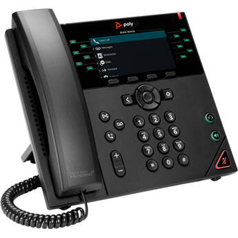 Polycom VVX 450 12-Line Business IP Desk Phone with Power Adapter