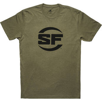 SureFire SF Button Logo T-Shirt (Large, Military Green)