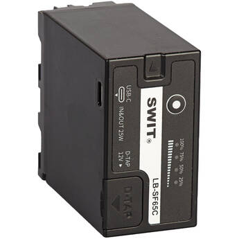 SWIT 65Wh/7.2V L-Series/NP-F Battery with D-Tap and USB Type-C I/O