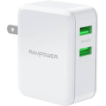 RAVPower Turbo 2-Port USB-A 36W Wall Charger
