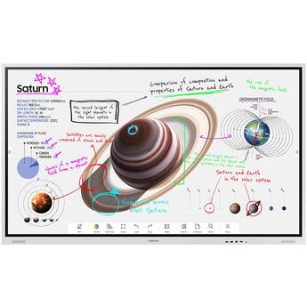 Samsung WM75B Flip Pro 75" 4K Interactive Touchscreen LED Display
