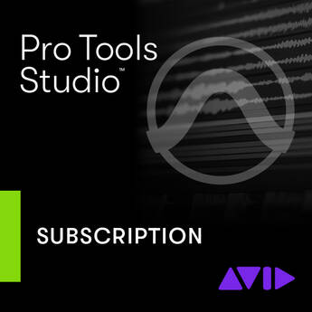Avid Pro Tools Studio 1-Year Subscription NEW Audio and Music Creation Software (Retail, Download)