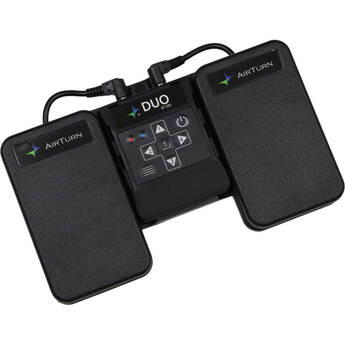 AirTurn DUO 500 2-Pedal Silent Bluetooth Wireless App/MIDI Controller