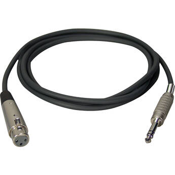 Connectronics Premium Quality XLR Female to 1/4" TRS Male Audio Cable (6')