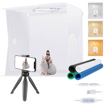 Neewer Dimmable Photo Studio Shooting Tent with LED Lights (16 x 16")