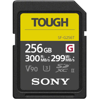 Sony 256GB SF-G TOUGH Series UHS-II SDXC Memory Card