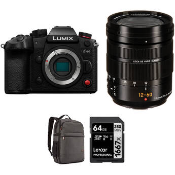 Panasonic Lumix GH6 Mirrorless Camera and Bag Kit