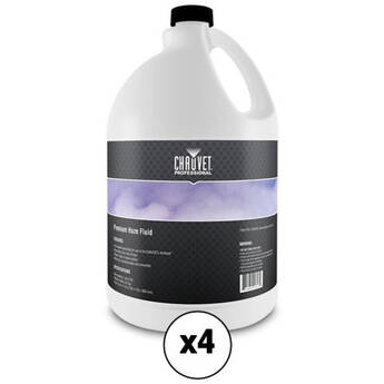 CHAUVET PROFESSIONAL Premium Haze Fluid 1-Gallon (4-Pack)