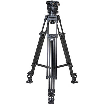 SEEDER T40 Fluid Head with Two-Stage Aluminum Tripod System with Mid-Level Spreader