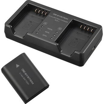 OM SYSTEM SBCX-1 Lithium-Ion Battery and Charger Kit