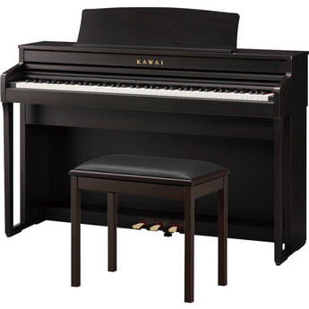 Kawai CA49 Digital Piano with Matching Bench (Rosewood)
