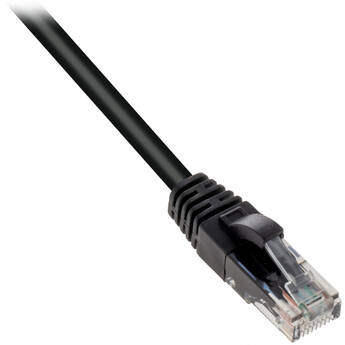 Pearstone Cat 6 Snagless Network Patch Cable (Black, 3')