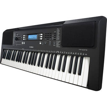 Yamaha PSR-E373 61-Key Touch-Sensitive Portable Keyboard with AC Adapter