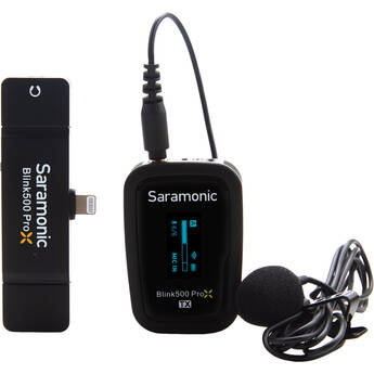Saramonic Blink 500 ProX B3 Digital Wireless Lavalier Microphone System with Lightning Connector (2.4 GHz)