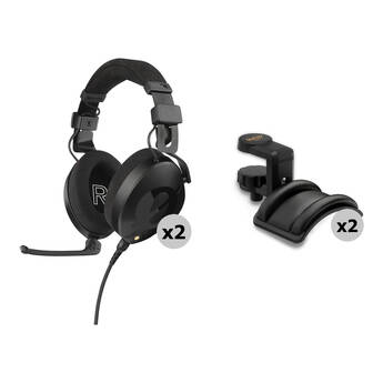 RODE NTH-100M Professional Over-Ear Headset Kit with Cradle (2-Pack)