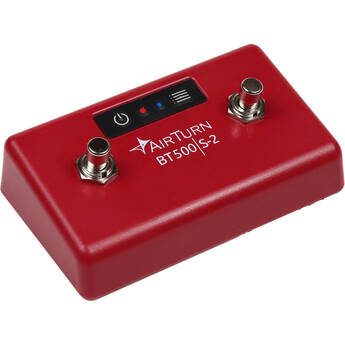 AirTurn BT500S-2 Two-Switch Wireless Foot-Controller Stompbox