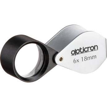 Opticron 6x Metal Folding Inspection Loupe Magnifier