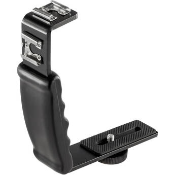 Vello Dual Cold Shoe Bracket with Grip