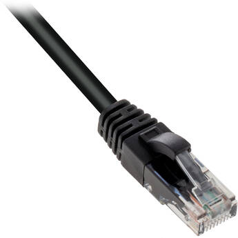Pearstone Cat 6 Snagless Network Patch Cable (Black, 1')