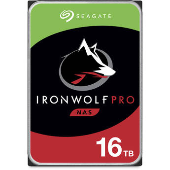 Seagate 16TB IronWolf Pro 7200 rpm SATA III 3.5" Internal NAS HDD (CMR)