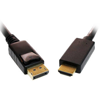 Tera Grand DisplayPort Male to HDMI Male Cable (6')