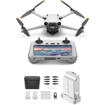 DJI Mini 3 Pro with DJI RC Remote & Fly More Kit with Extra Battery