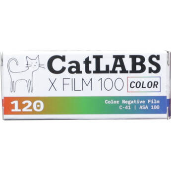 CatLABS X Film 100 Color Negative Film (120 Roll Film)