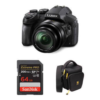 Panasonic Lumix DMC-FZ300 Digital Camera with Accessories Kit