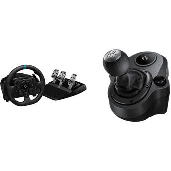 Logitech G G923 TRUEFORCE Sim Racing Wheel and Pedals Kit with Driving Force Shifter (PC, PS4, and PS5)