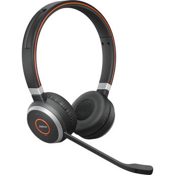  Jabra Evolve 75 SE, Link380a UC Stereo- Bluetooth Headset with  Noise-Cancelling Microphone, Long-Lasting Battery and Dual Connectivity -  Works with All Other Platforms - Black : Electronics