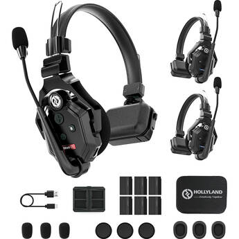 Solidcom C1-3S Full-Duplex Wireless DECT Intercom System with 3 Headsets (1.9 GHz)