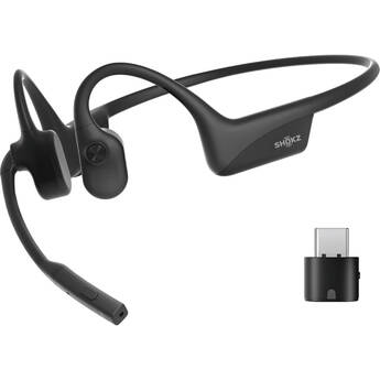 SHOKZ OpenComm 2UC Bone Conduction Wireless Open-Ear Headset with USB-C Dongle