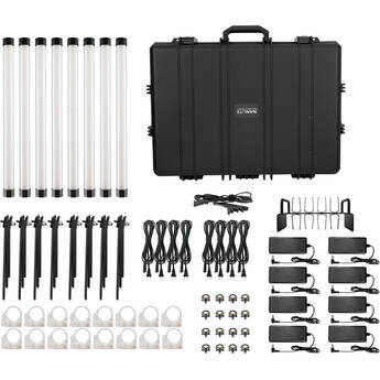 PavoTube II 15XR RGB LED Pixel Tube Light (2', 8-Light Kit)