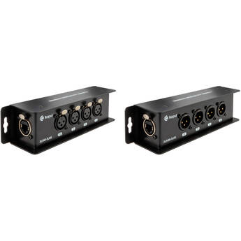 Kopul 4-Channel XLR Network Cable Extender Kit with Male and Female Extenders