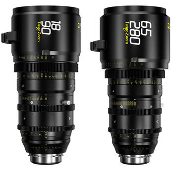 DZOFilm Tango 18-90mm T2.9 & 65-280mm T2.9-4 S35 Zoom Lens Bundle (ARRI PL & Canon EF, Feet)