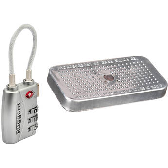 Ruggard 3-Dial Combination TSA Lock & Desiccant Silica Gel Pack Kit