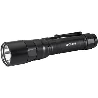 SureFire EDC2-DFT Dual-Fuel Rechargeable Flashlight (Black)
