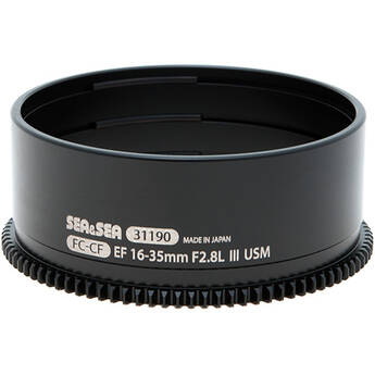 Sea & Sea Focus Gear for Canon EF 16-35mm f/2.8L III USM Lens in Port on MDX Housing