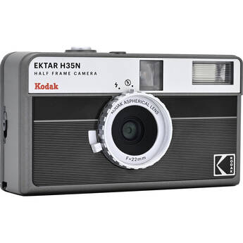 Kodak Ektar H35N Half-Frame Film Camera (Striped Black)