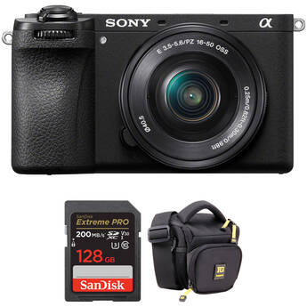 Sony a6700 Mirrorless Camera with 16-50mm Lens and Accessories Kit