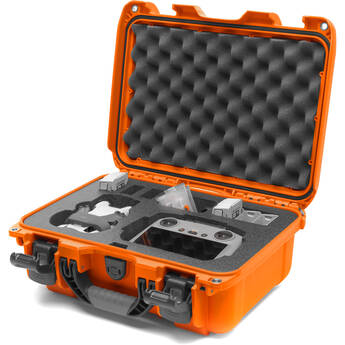 Nanuk 915 Hard-Shell Case for DJI Mini 3/Mini 4 Pro Fly More Combo (Orange)