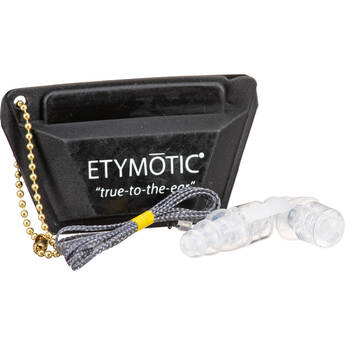 Etymotic Research ER20XS High-Fidelity Earplugs (Standard Fit, Frost Tip, Polybag Packaging)