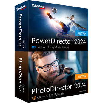 CyberLink PowerDirector 2024 Ultra + PhotoDirector 2024 Ultra