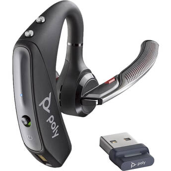 Poly Voyager 5200 UC Bluetooth Headset with BT600 USB-A Dongle