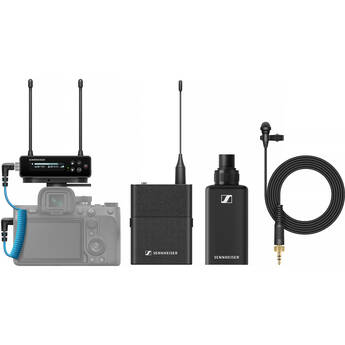 EW-DP ENG SET Camera-Mount Digital Wireless Combo Microphone System (Q1-6: 470 to 526 MHz)