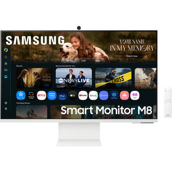 Samsung M8 M80F 32" 4K HDR Smart Monitor with Webcam (Warm White)