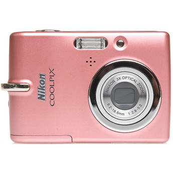 Used Nikon Coolpix L10 Digital Camera (Pink) 25570B B&H Photo