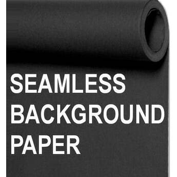 ALZO Seamless Photo Background Paper (Jet Black 53